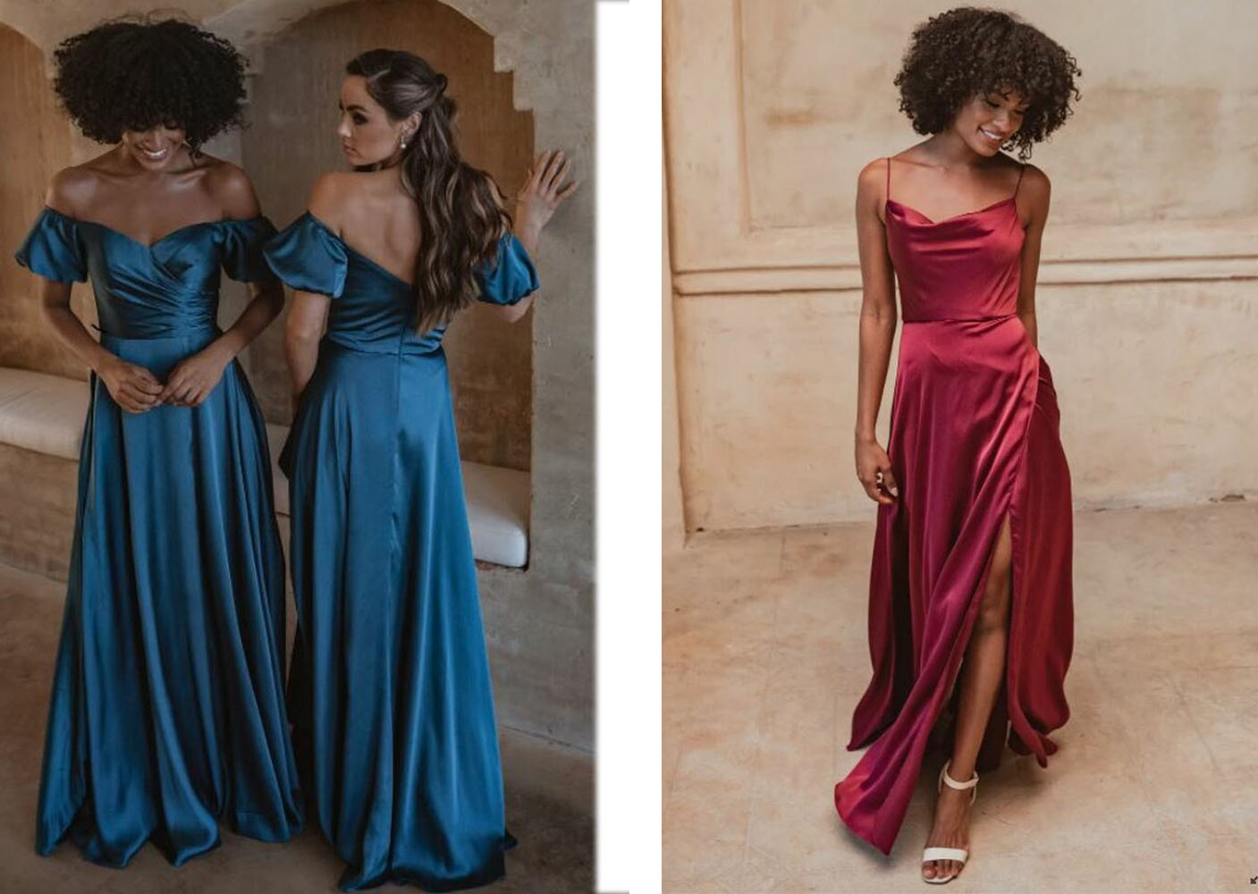 Elegant Silk Satin Formal Dresses Australia by Tania Olsen Designs at Fashionably Yours Bridal