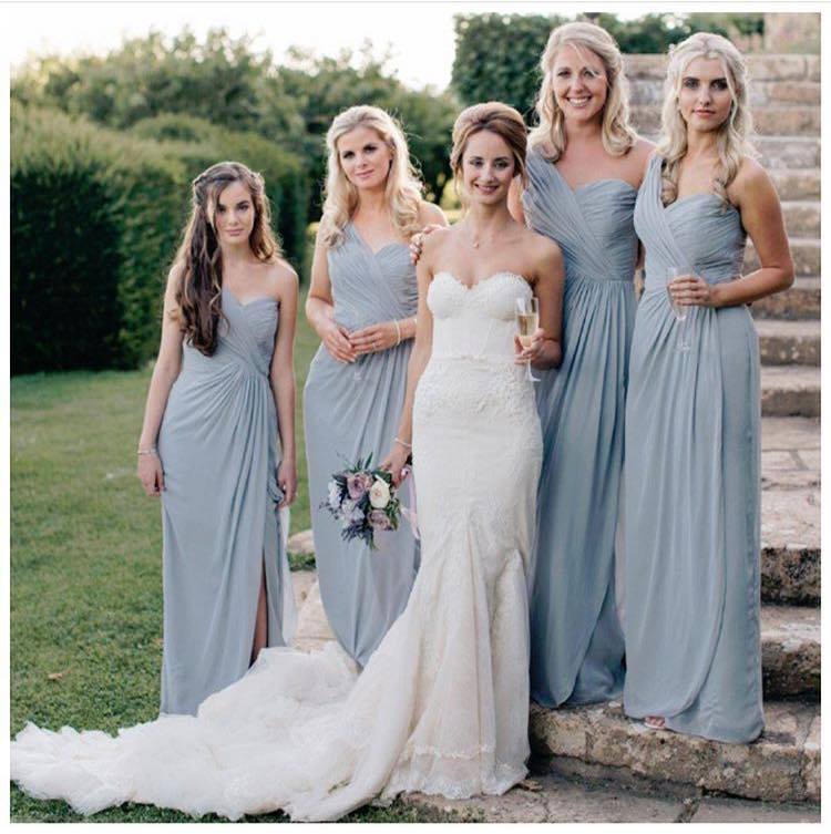 Aqua best sale bridesmaid dresses