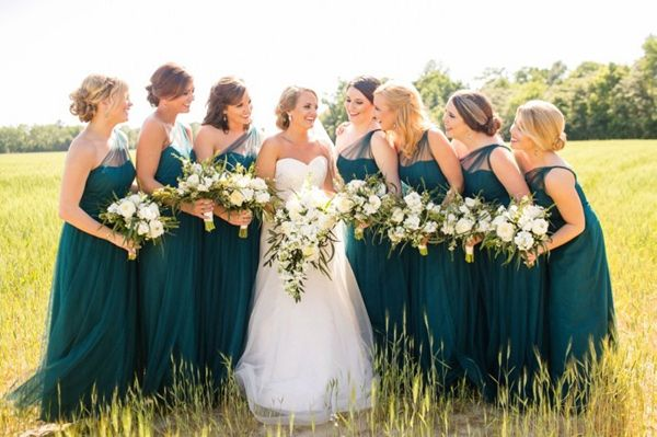 Teal Bridesmaids Dresses: Bridesmaids ...