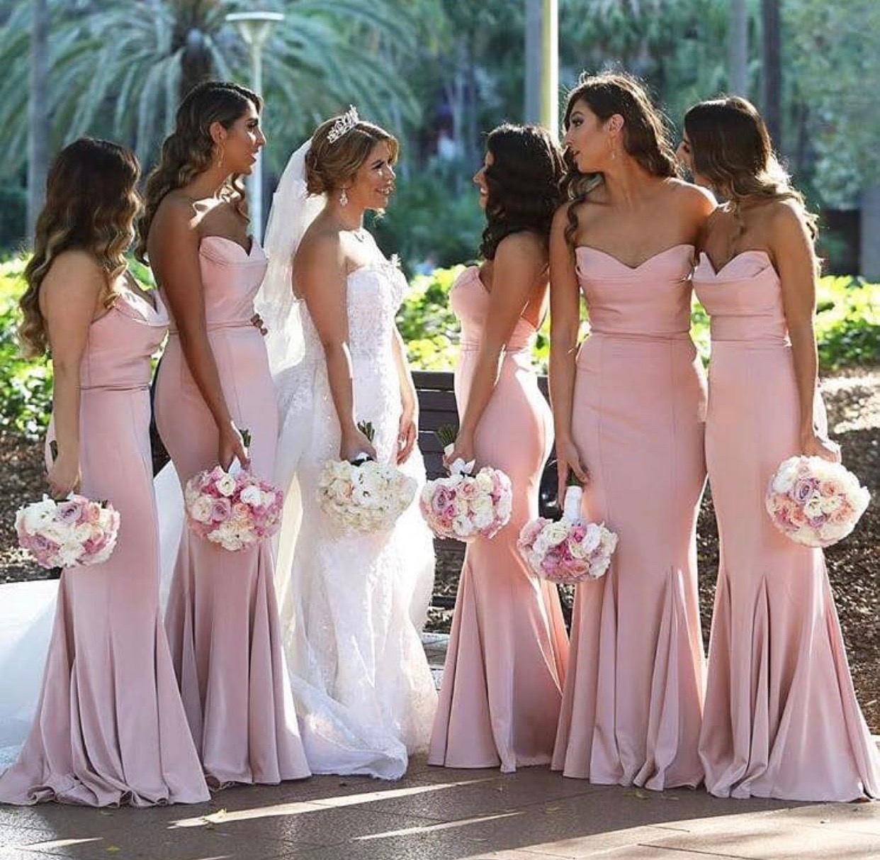 Peach Bridesmaids  Dresses  Bridesmaids  Dresses  Online 