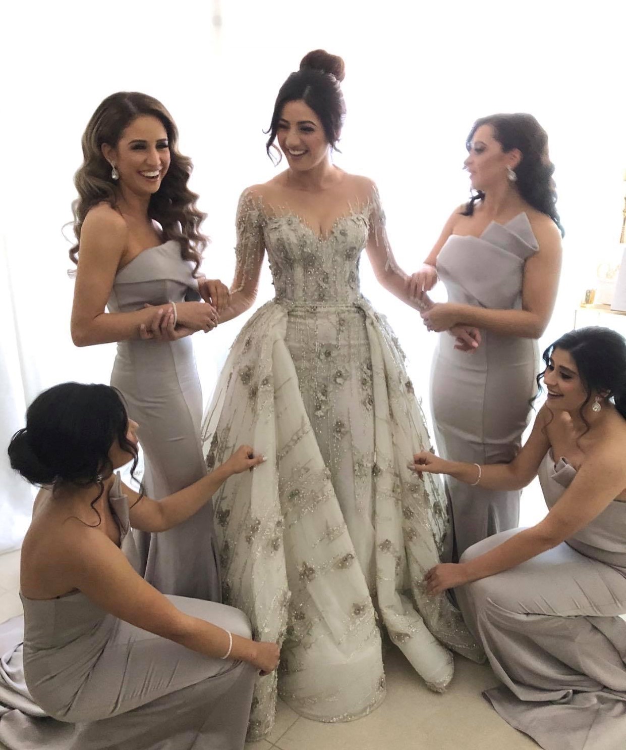 JX023 Ivy Jadore Grey Bridesmaid Dresses Online Australia Afterpay Sydney Brisbane Adelaide Perth Canberra Melbourne