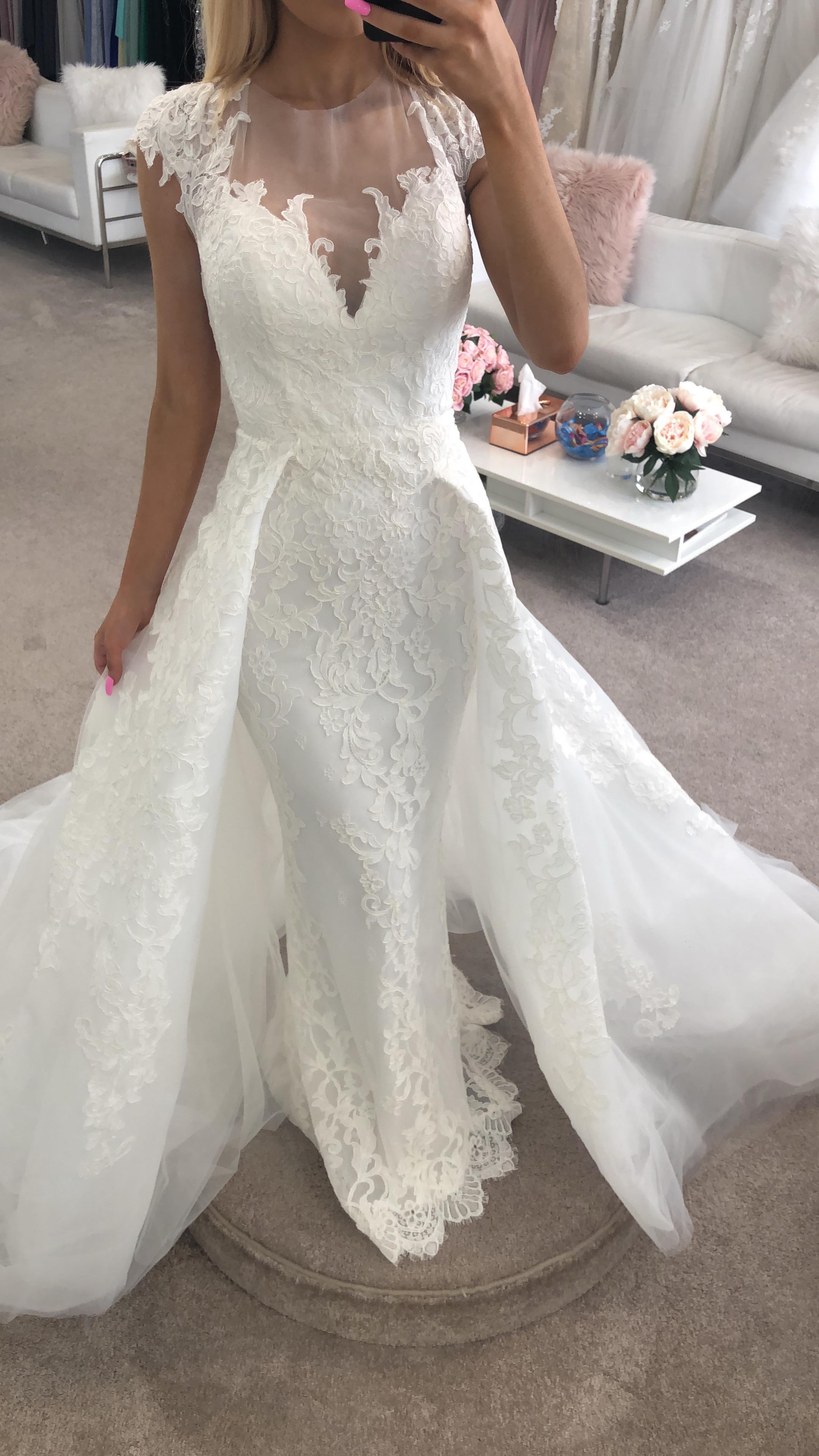 Alison 18130 Calla Blanche Wedding Dresses Online Australia Bridal Overlay Skirt Sydney Melbourne Adelaide Perth Brisbane Canberra