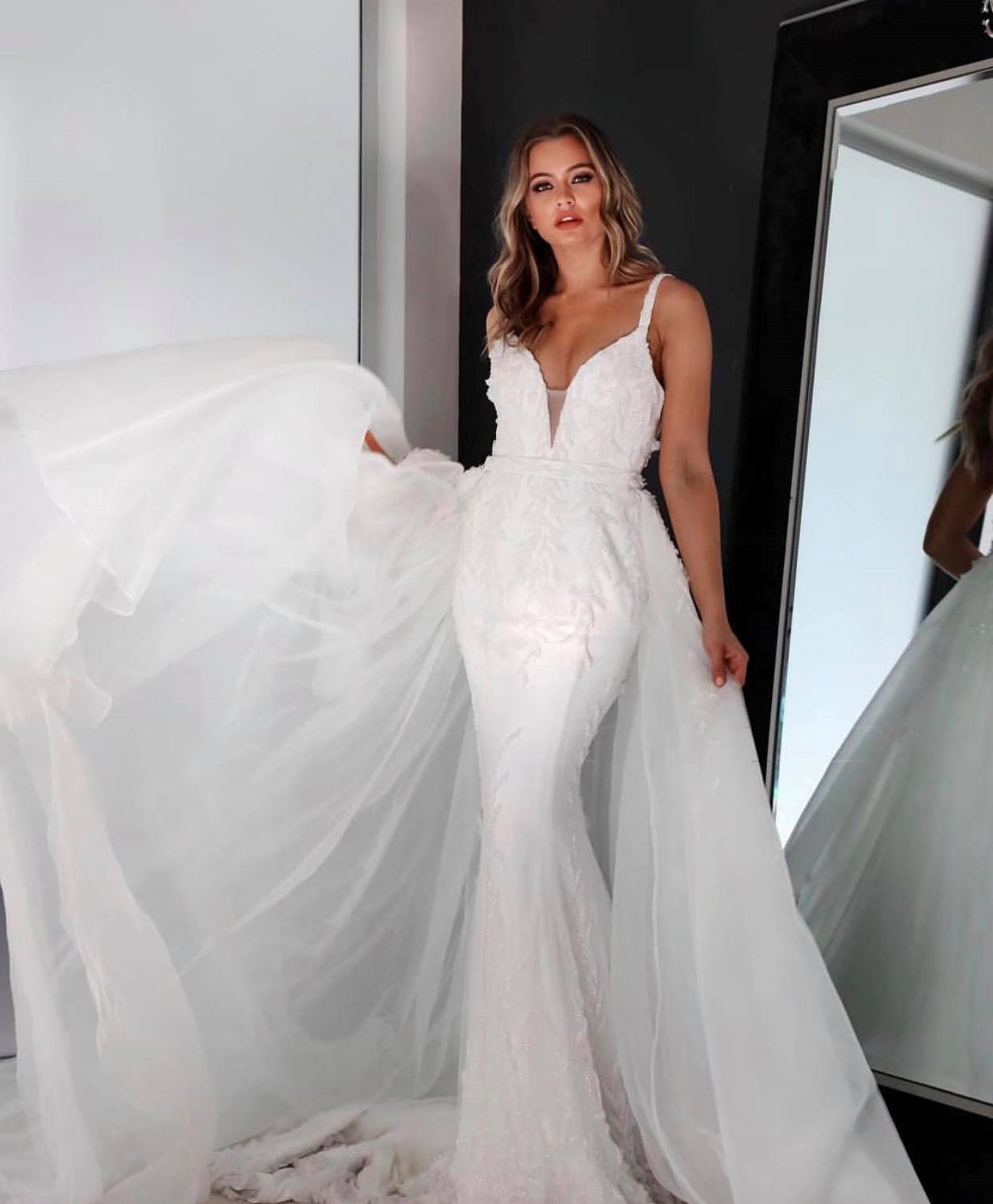Bridal Overlay Skirt Wedding Dresses Sydney Online Australia ...