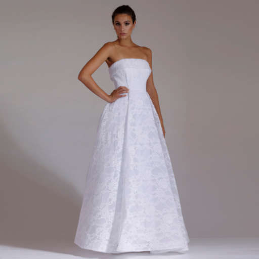 white debutante dresses