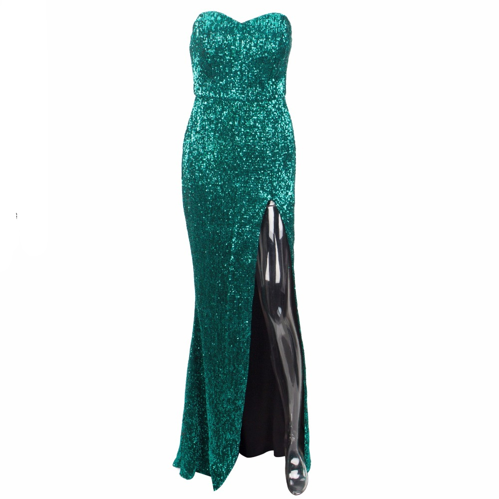 Green Sequin Formal Dresses Online Afterpay Lilly Luxe the Label