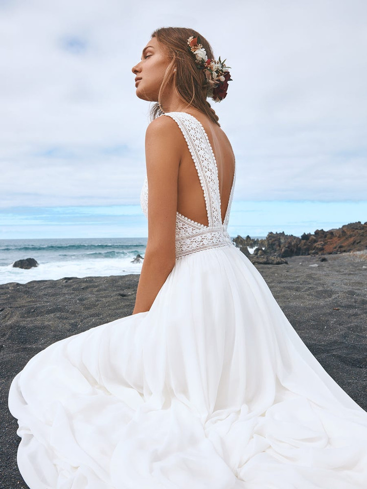 Top 5 Chiffon Pronovias Wedding Dresses - Fashionably Yours Bridal ...