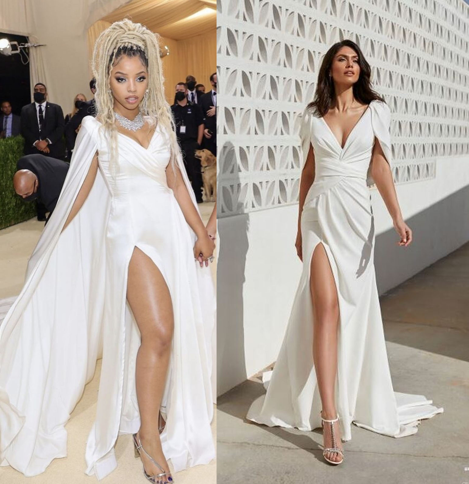 Chloe Bailey Met Gala 2021 & Abby Wedding Dress by Pronovias Barcelona Bridal at Fashionably Yours