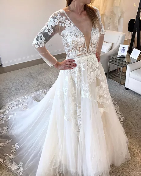 meghan markle's wedding reception dress