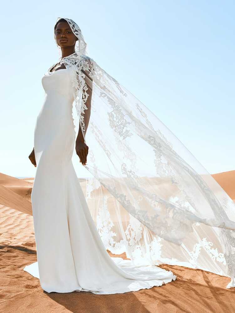 Garni Wedding Gown & Coat by Pronovias Barcelona Bridal