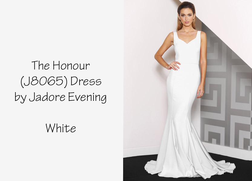 Honour Dress by Jadore J8065 Cheap Wedding Dress 