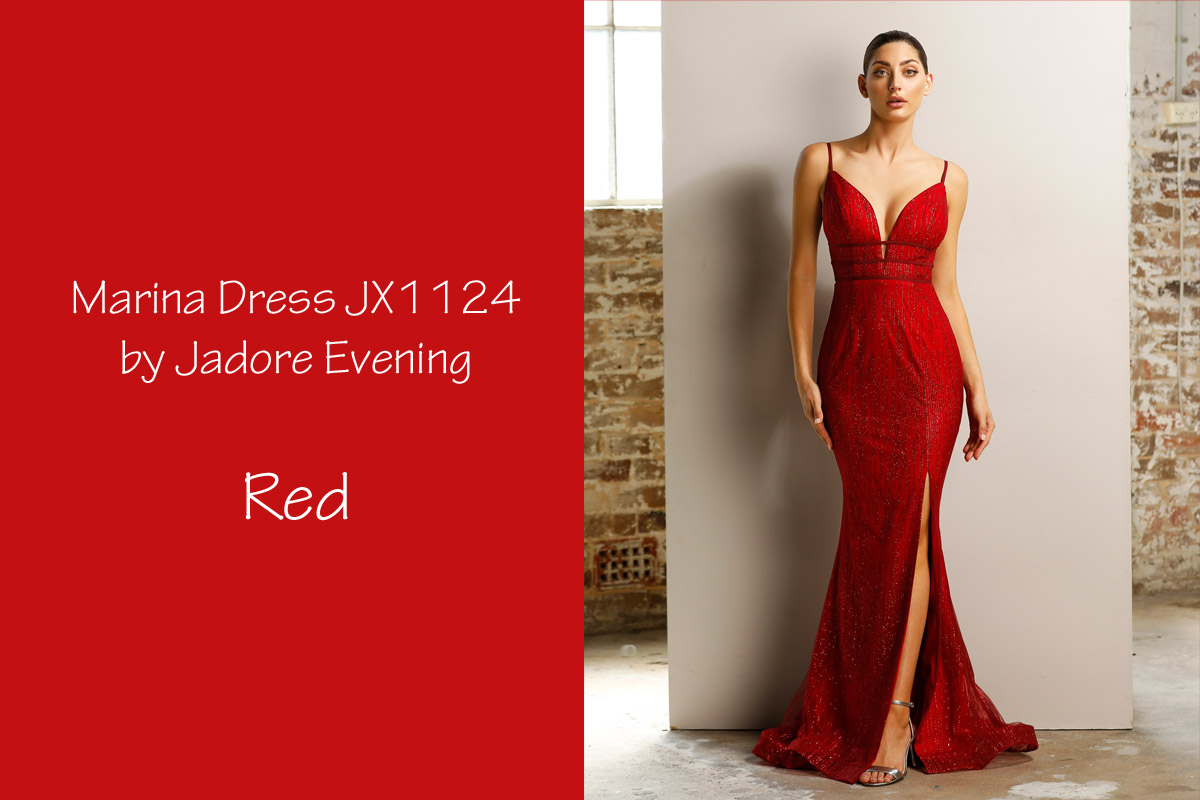 Marina Dress JX1124 Red