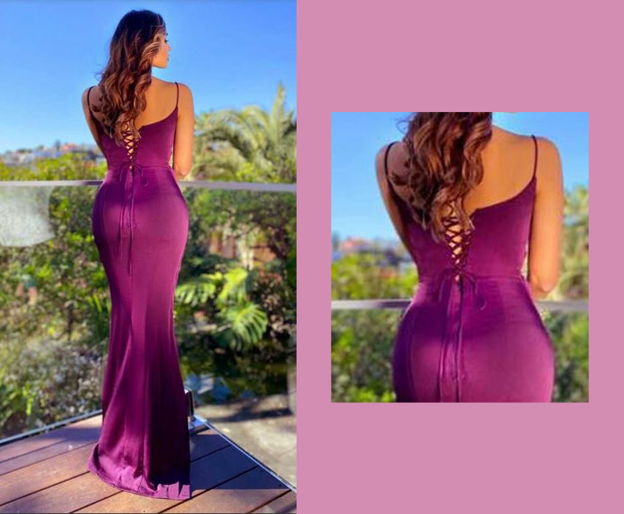 Khloe Lace-up Back Mermaid Dress Jadore Evening Online Australia at Fashionably Yours Bridal Sydney