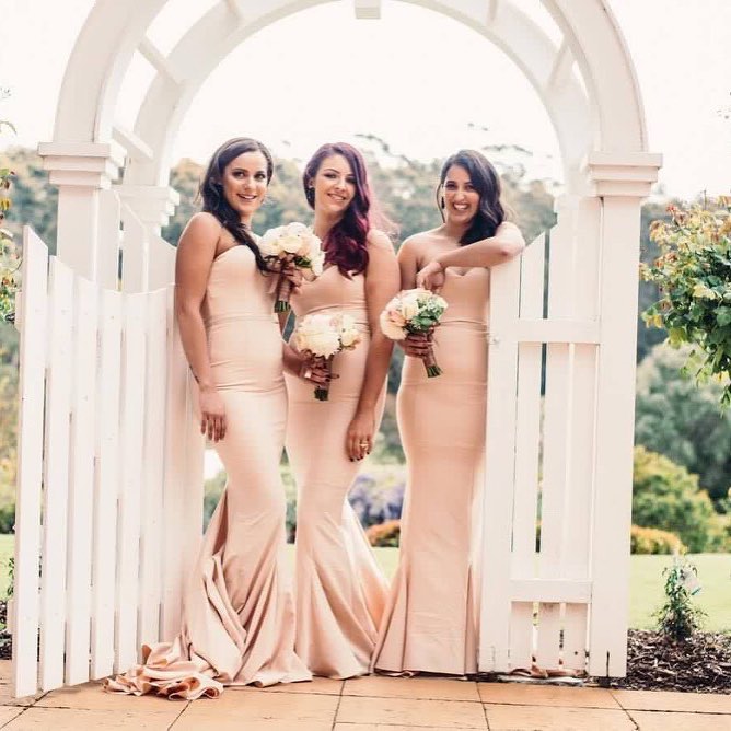 Champagne bridesmaid dresses online australia afterpay arianna elle zeitoune school formal dress