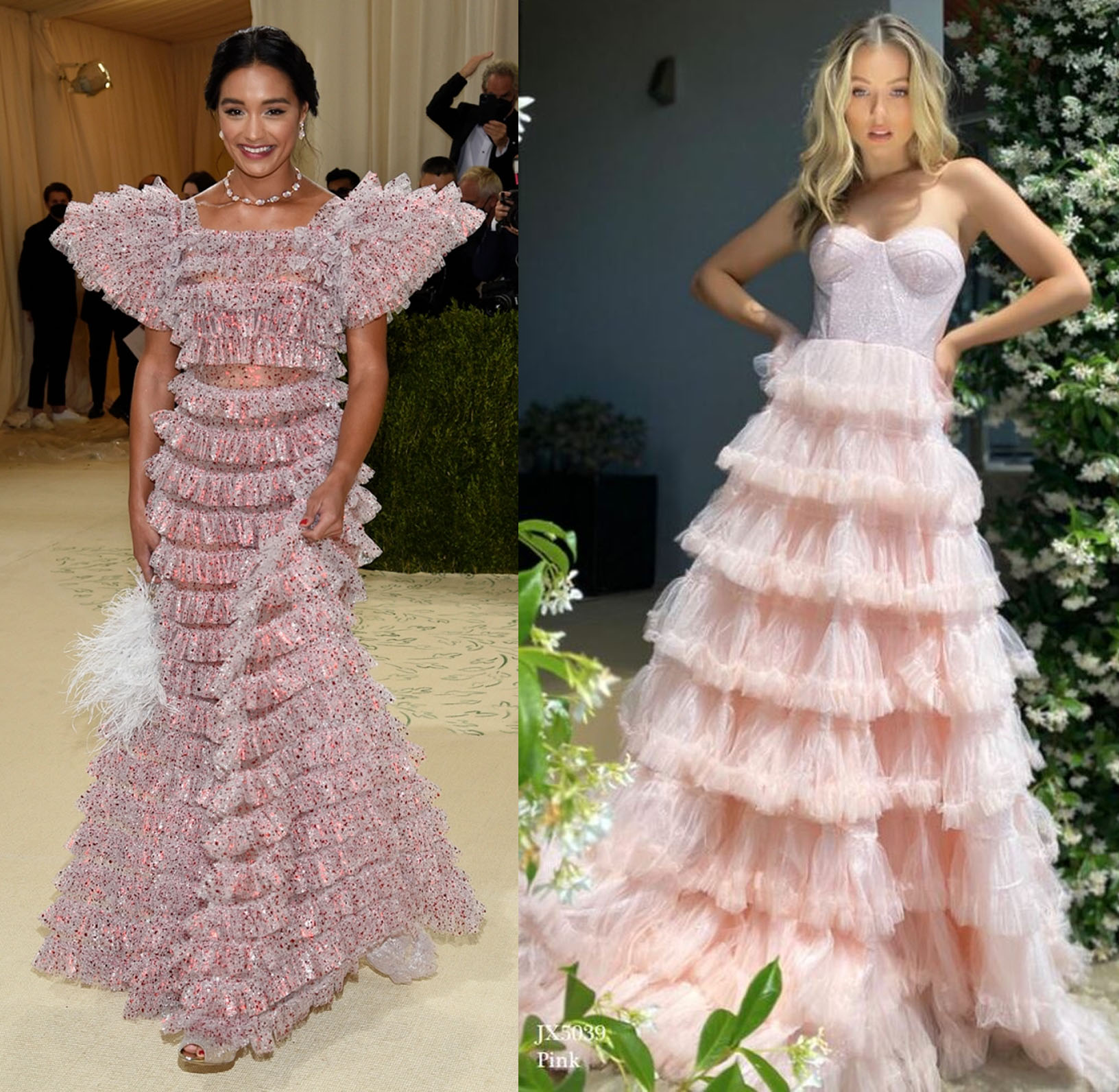 Rachel Smith in Rodarte Met Gala 2021 & Gracelyn JX5039 Ball Gown by Jadore Evening at Fashionably Yours