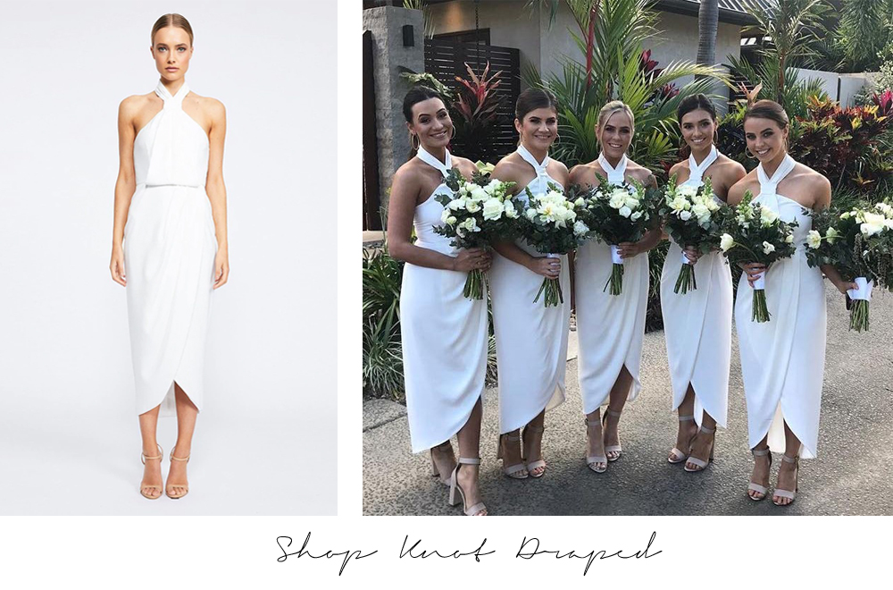 White Bridesmaid  Dresses  Online Australia  Sydney Melbourne 