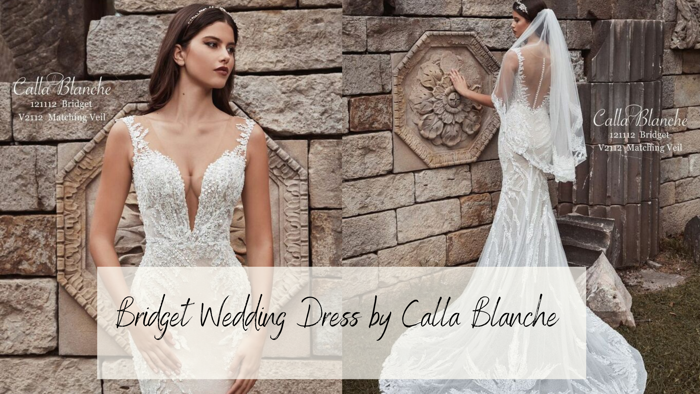 Bridget Beaded Sequin Mermaid Wedding Gown by Calla Blanche Bridal